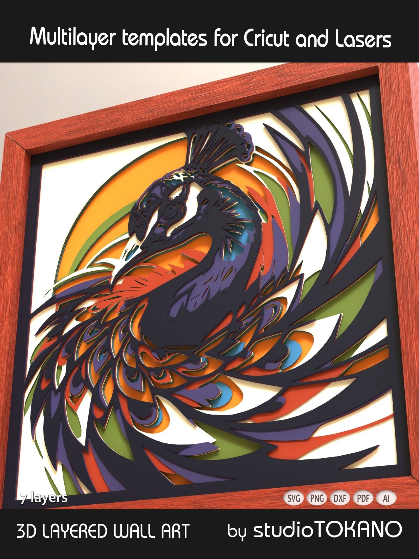 Peacock Cutting Machine File product image (5)