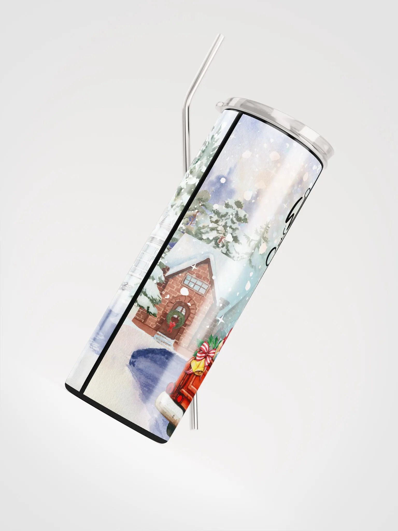 ITS THE MOST YEAR TUMBLER WITH REUSABLE STRAW product image (5)