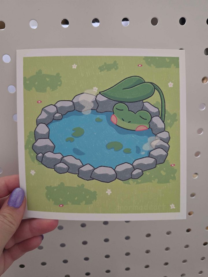 Frog Pond Mini Art Print product image (1)