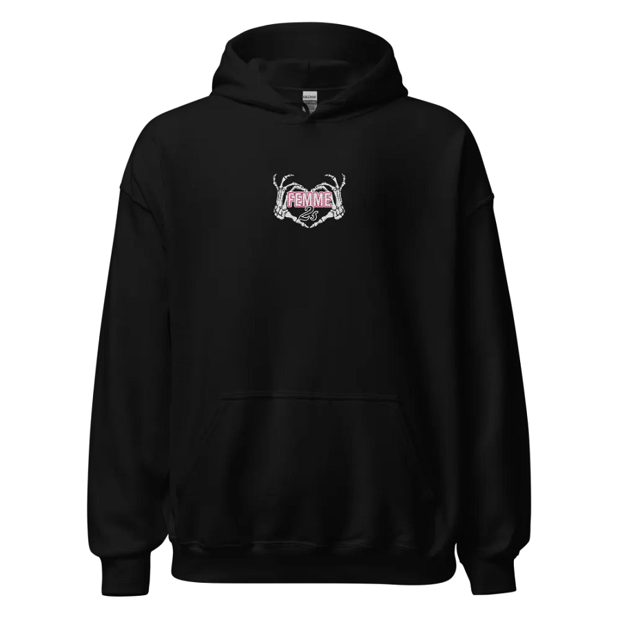 FEMME 2s | HOODIE | FRONT EMBROIDER | SKELE BACK product image (5)