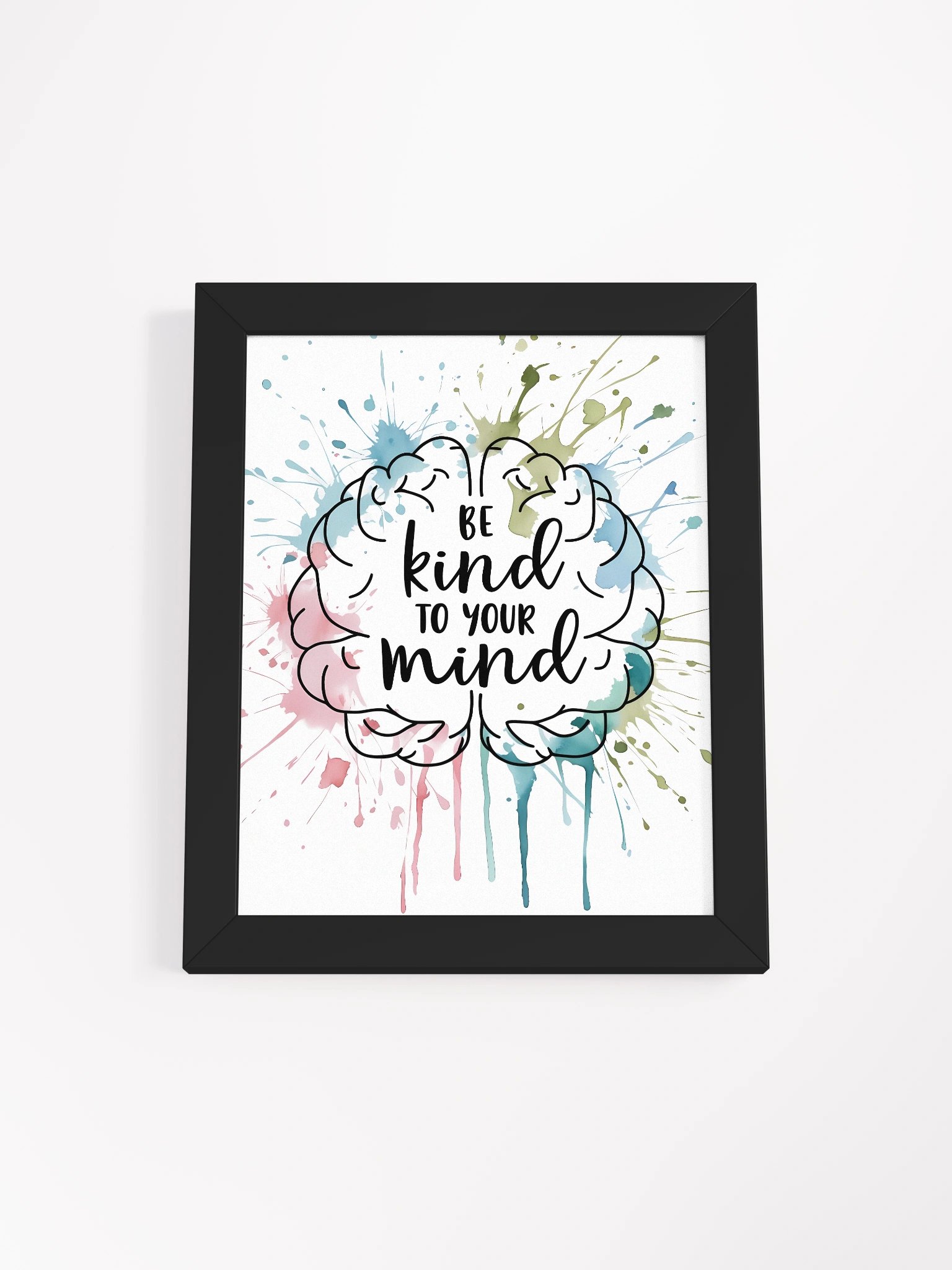 Be Kind to Your Mind Framed Print product image (1)