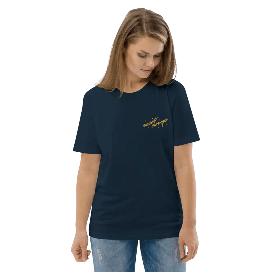 reset europe embroidered t-shirt - 100% organic cotton product image (11)