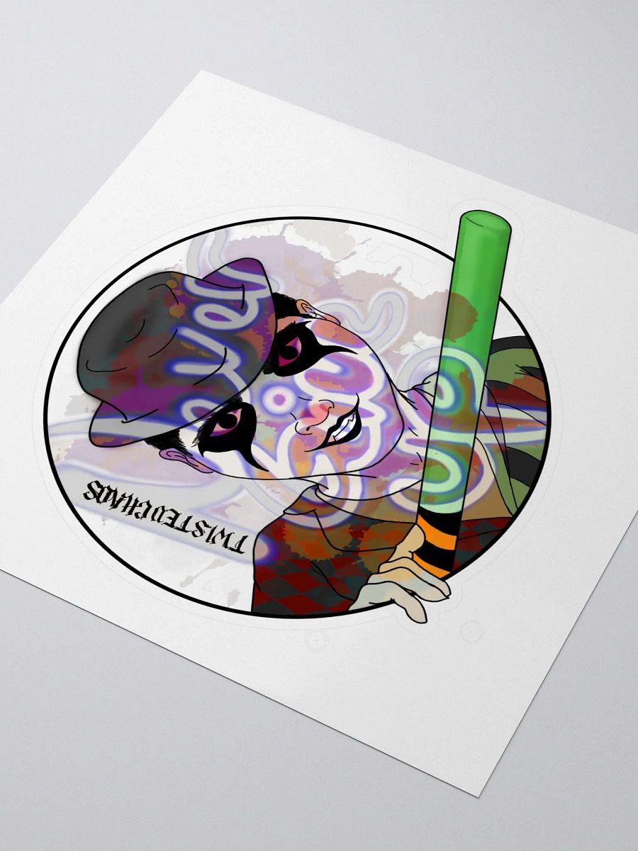 TWISTED CHAOS NEVER GIVE UP STICKER product image (3)