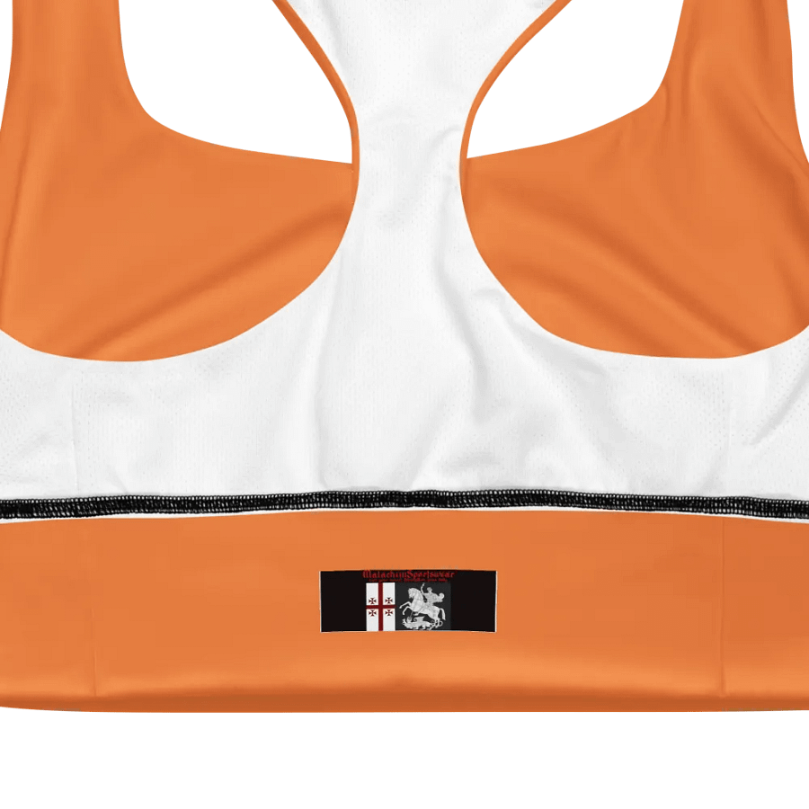 Orange Serenity Longline Sports Bra product image (12)