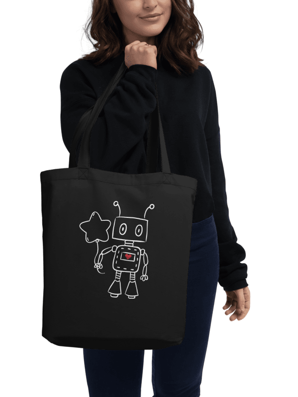 Heart Robot Eco Tote product image (1)