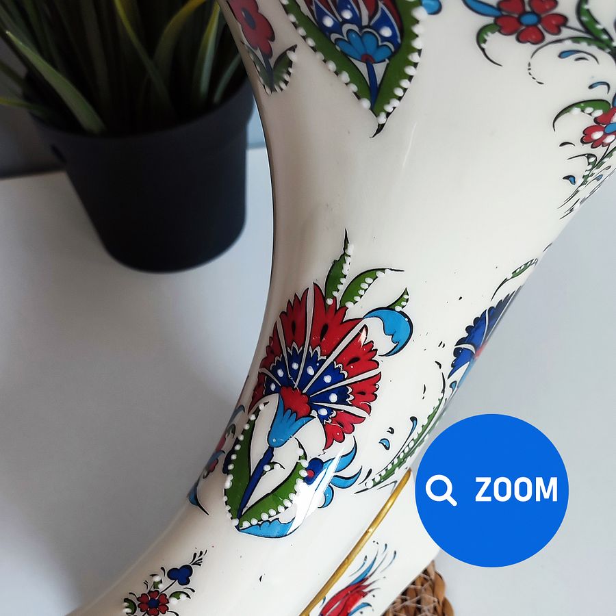 Handmade Ceramic Gramophone Speaker, Amplifier, Sound Bomb — handmade pottery product image (5)