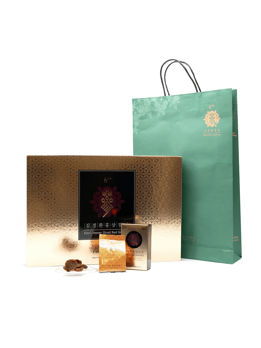 參養禮盒：JEJUWELLING韓國濟州島紅海蔘修復飲1盒+金正煥蜂蜜紅蔘片1盒送阿里山高山烏龍茶1袋 product image (5)