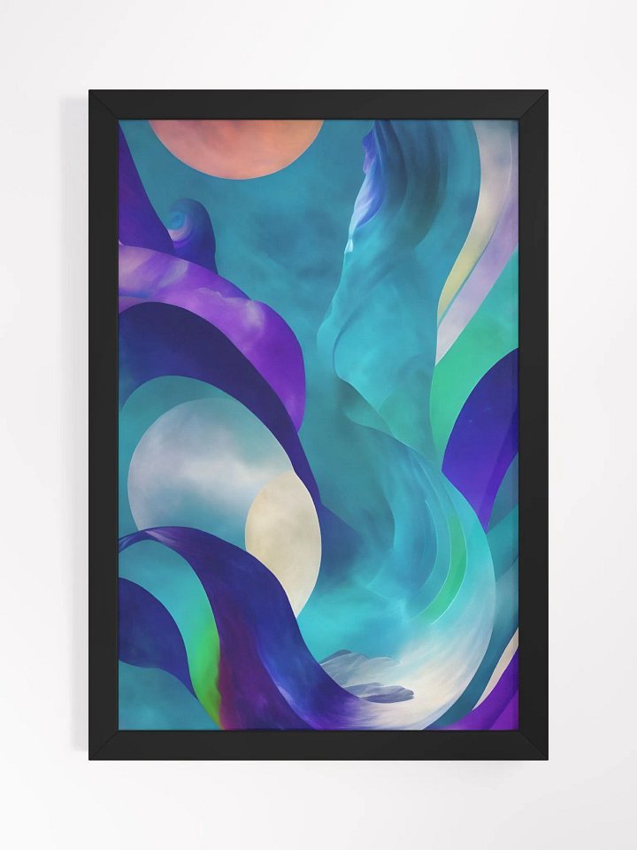 Ethereal Waves Framed Poster product image (11)