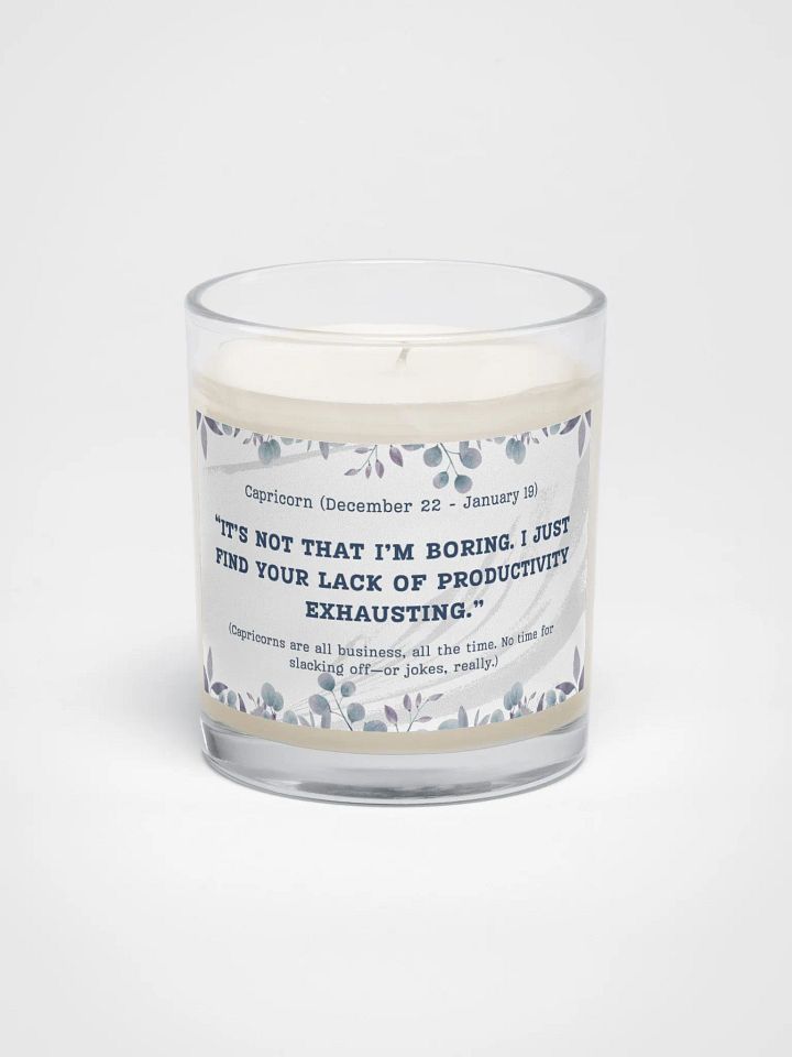 Capricorn - Zodiac Candles product image (1)