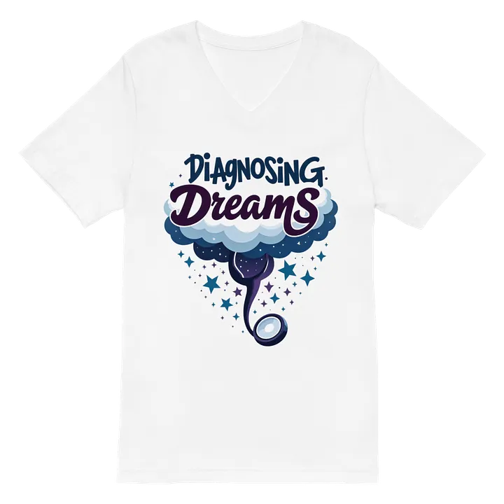 Dreamy Diagnosis Stethoscope V-Neck Tee product image (2)