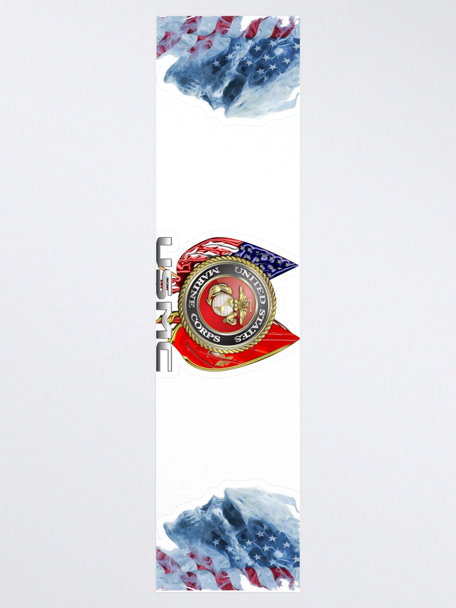 Skull Flag & USMC sticker product image (3)