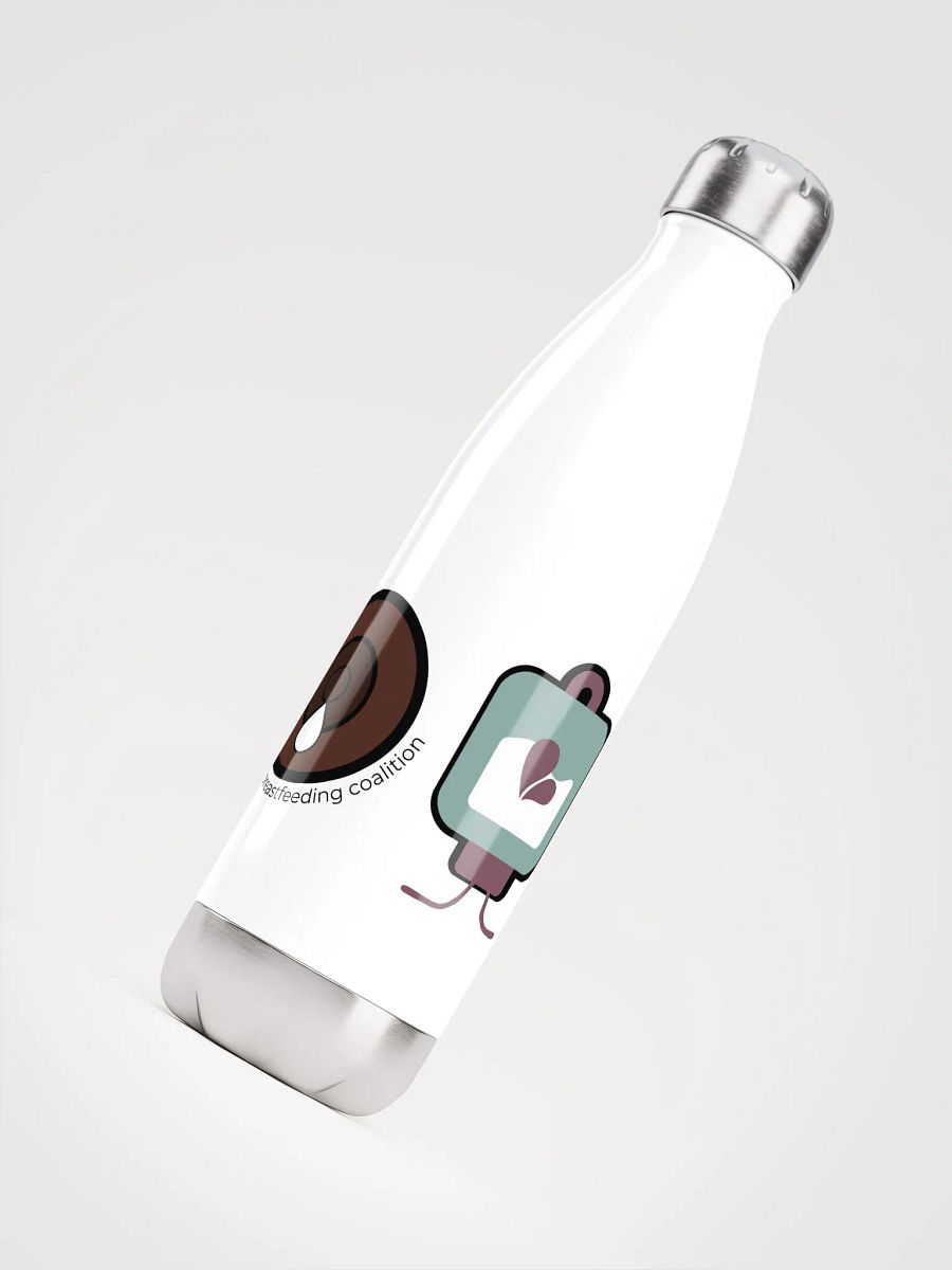 Different, But Same Dark Skin Tone Stainless Steel Water Bottle product image (4)
