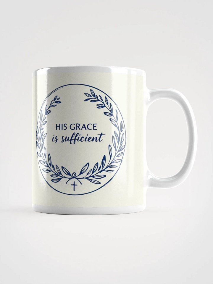 His Grace is Sufficient Christian Mug | 2 Corinthians 12:9 product image (1)