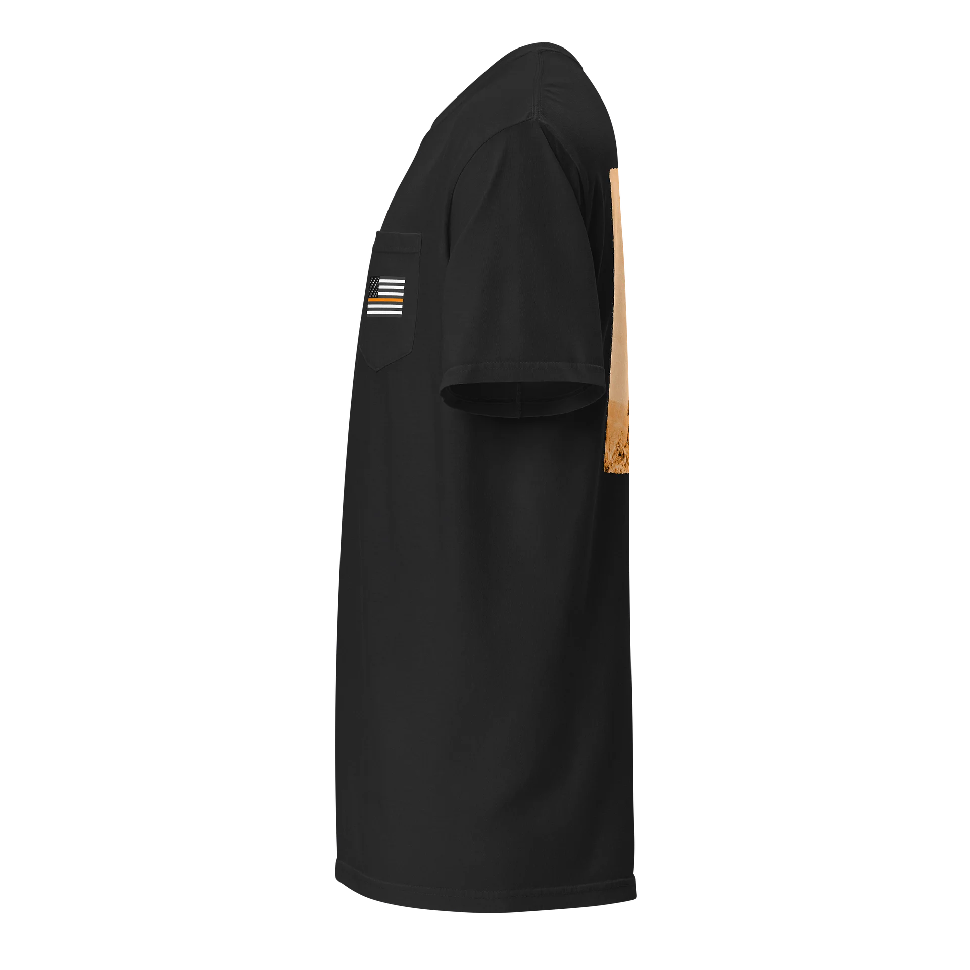 American Pride In Orange Pocket Tee product image (7)