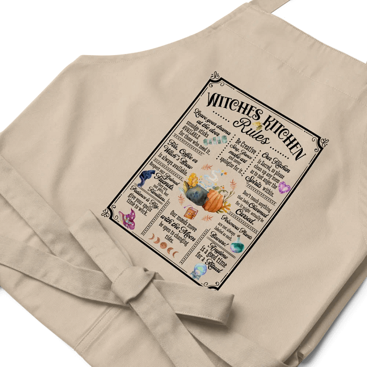 Witches Kitchen Rules APRON - Witchy, Kitchen Witch, Magic Kitchen Gift product image (1)