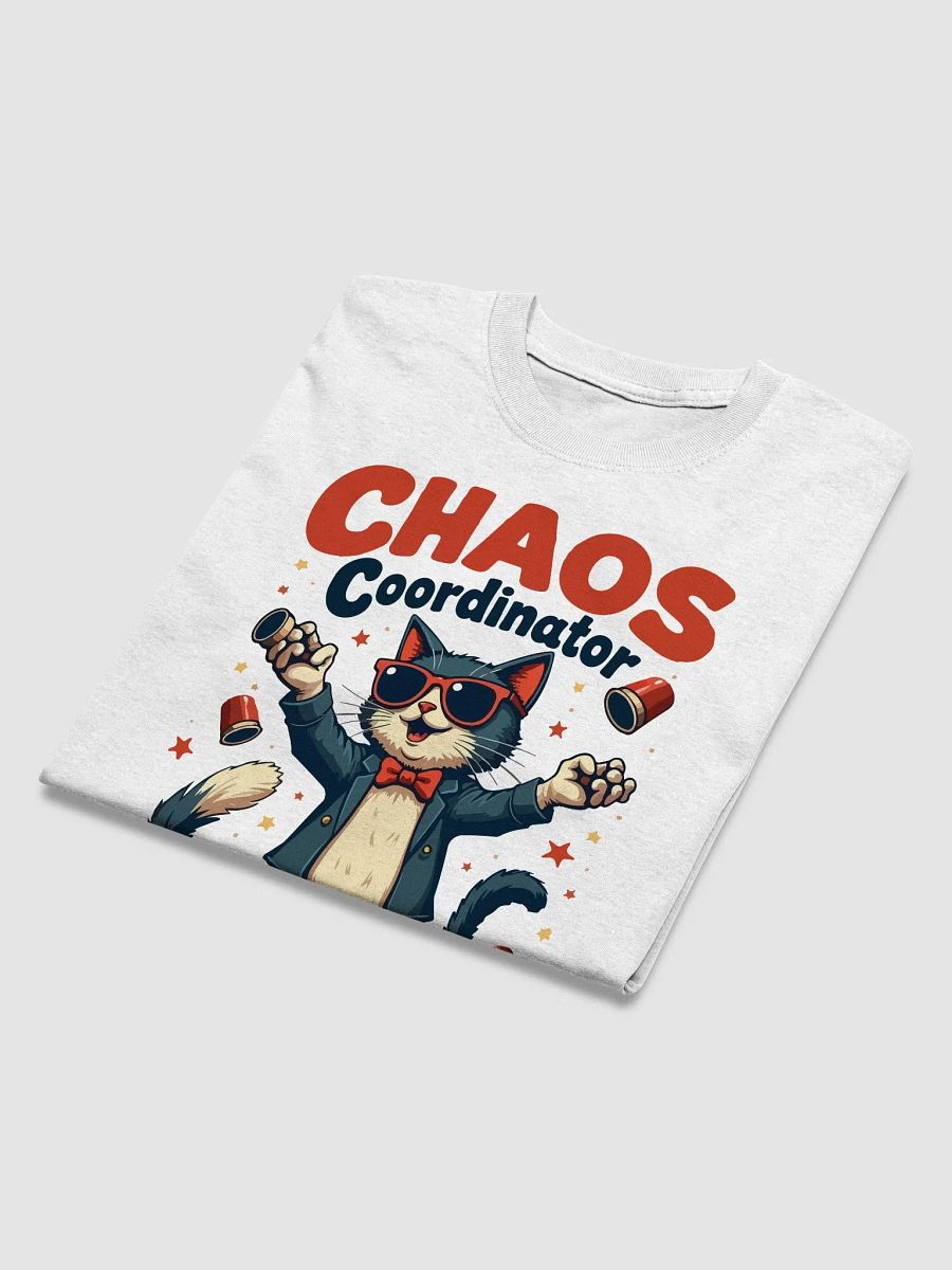 Chaos Coordinator Cat T-Shirt product image (3)