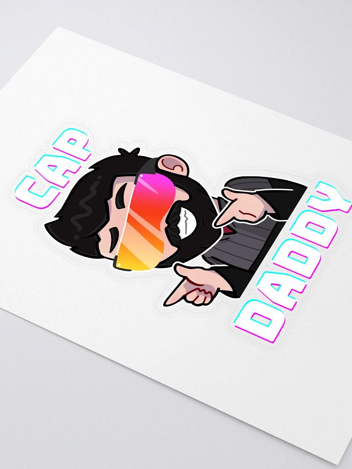 Playful Cap Daddy Sticker Sheet product image (2)
