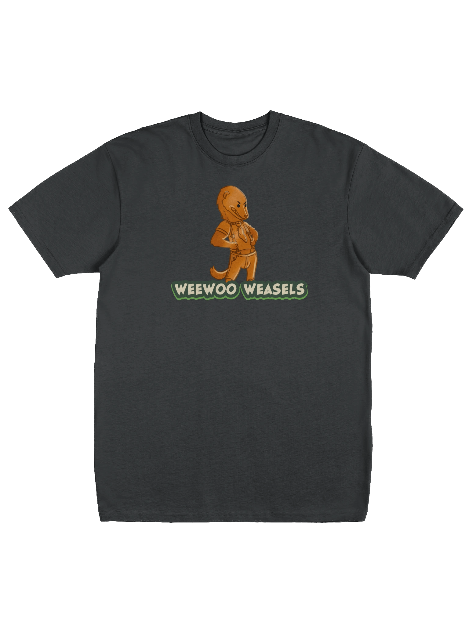 Weewoo Weasels Bronze tshirt product image (1)