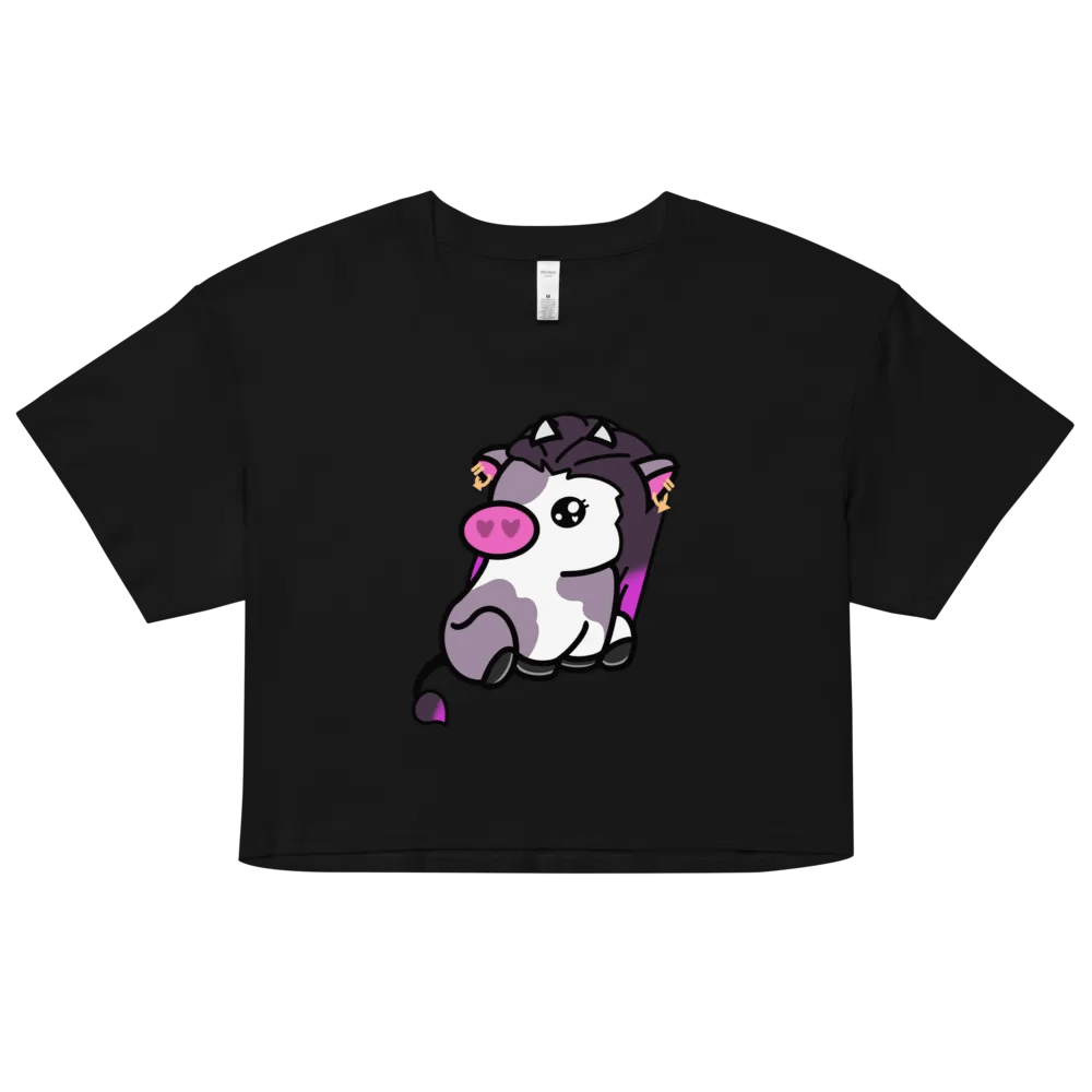 Reyna Cow (Front Only) Crop Top product image (20)