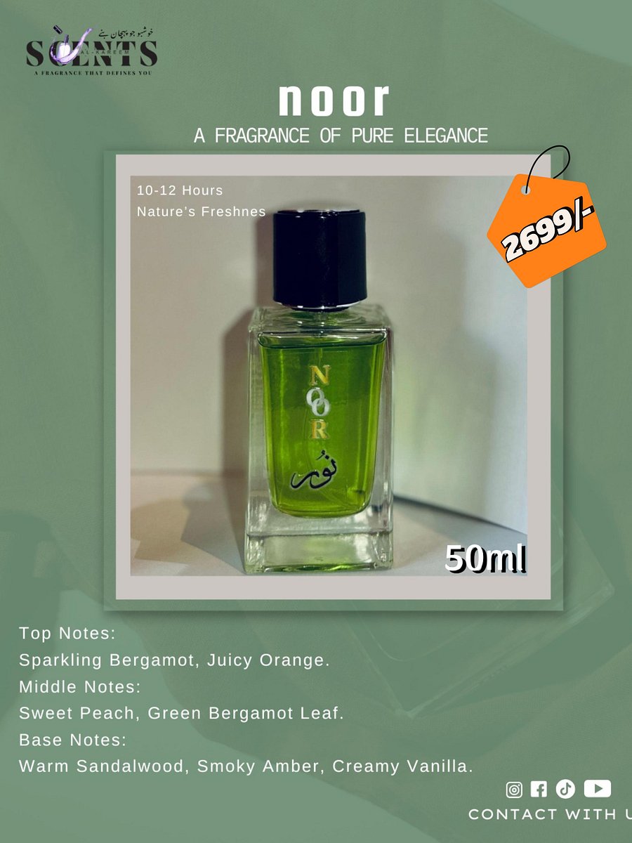 NOOR – A Fragrance of Pure Elegance ✨💚 product image (2)