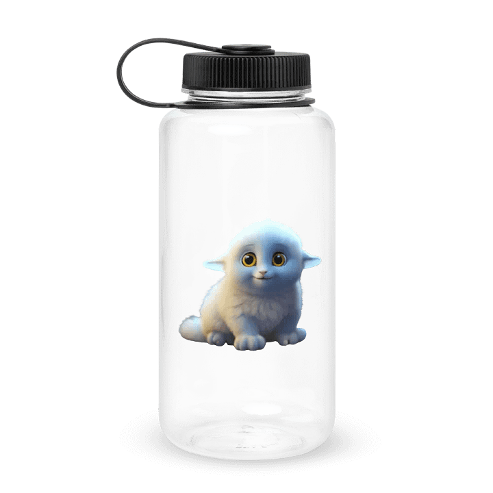 Fluffy Creature Wide Mouth Water Bottle product image (1)
