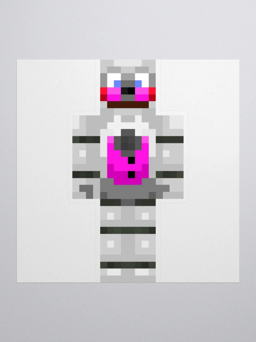 Funtime3Freddy3 Minecraft Skin Sticker product image (2)