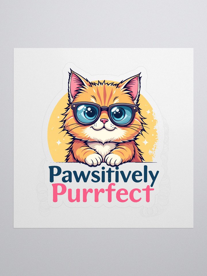 Pawsitively Purrfect Kitty Sticker Set product image (1)