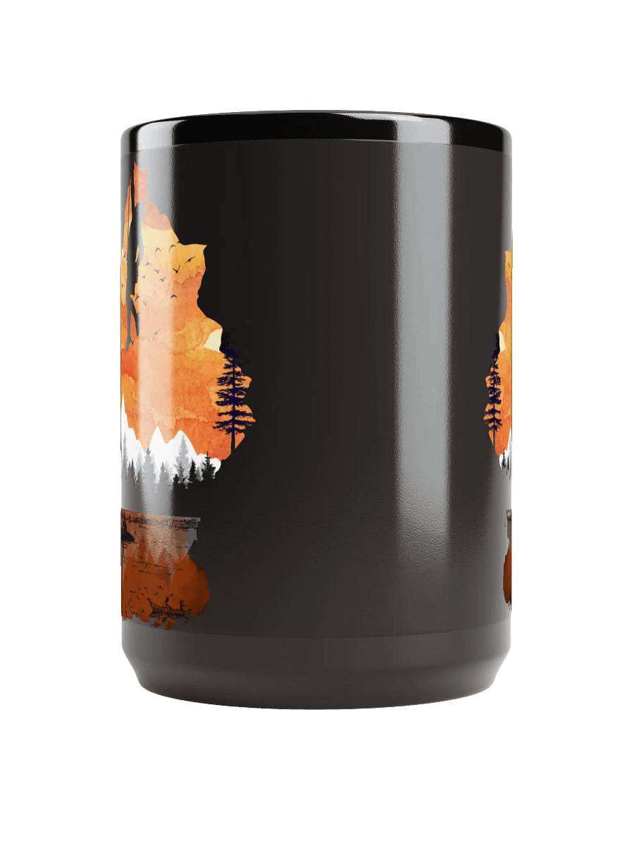 climbing sunset Black Mug (15oz) product image (5)