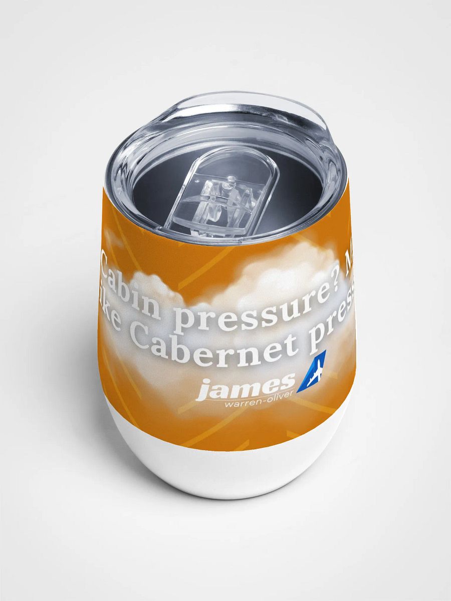 🍷 Cabin Pressure? More Like Cabernet Pressure! - Traveller’s Wine Tumbler product image (5)