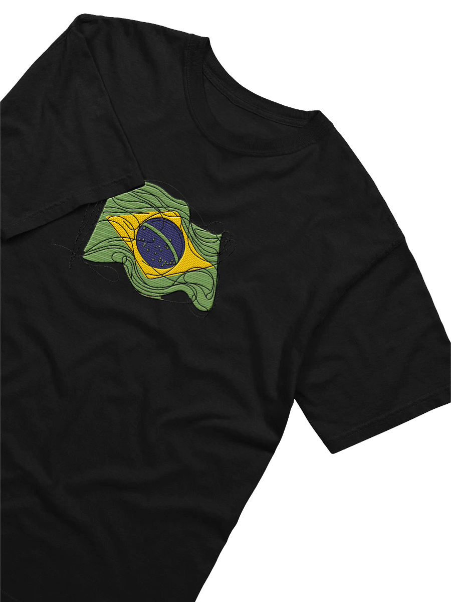 Brazilian Flag Line Art Design Tee product image (37)