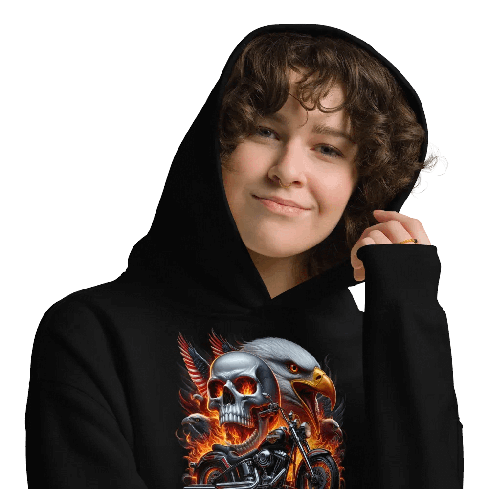 Inferno Patriot Unisex Oversized Hoodie #37 product image (9)