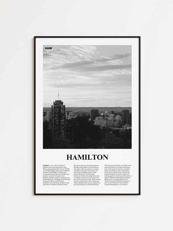 Hamilton 01 Newspaper Poster product image (1)