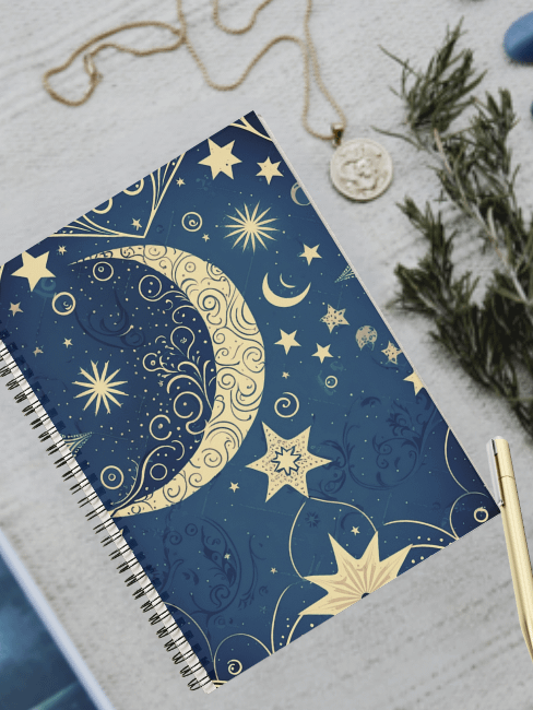 Celestial Dreams Spiral Notebook product image (1)