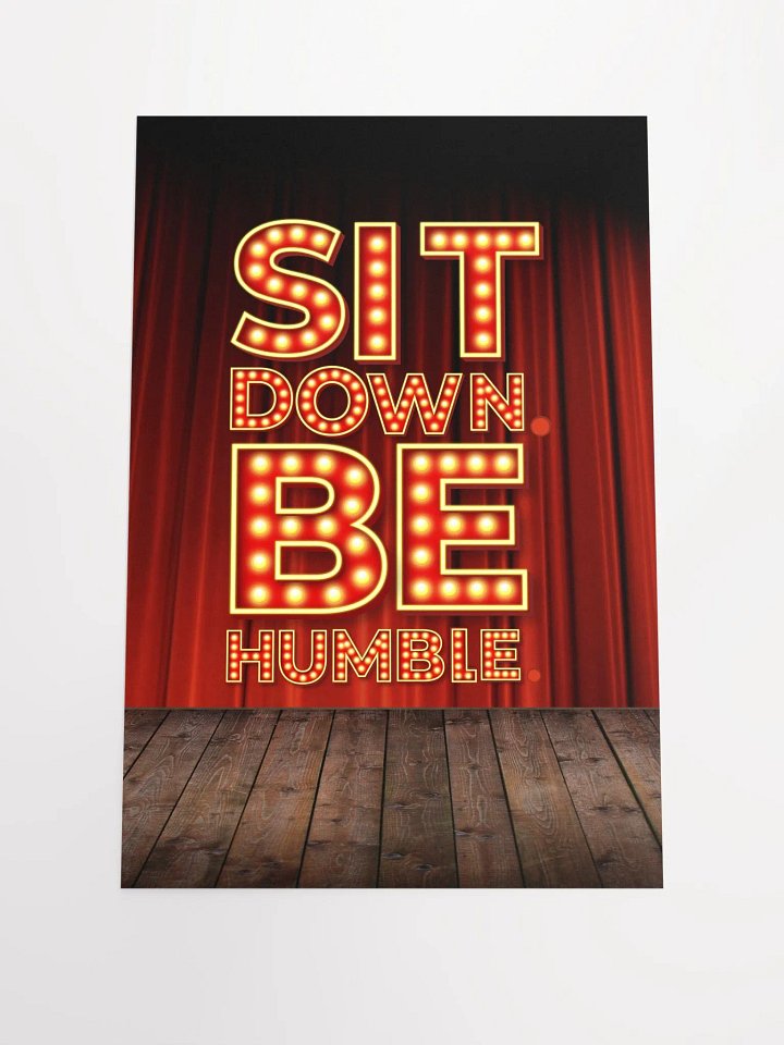 BE HUMBLE POSTER product image (1)