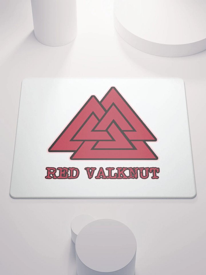 Red Valknut Office Mousepad product image (1)