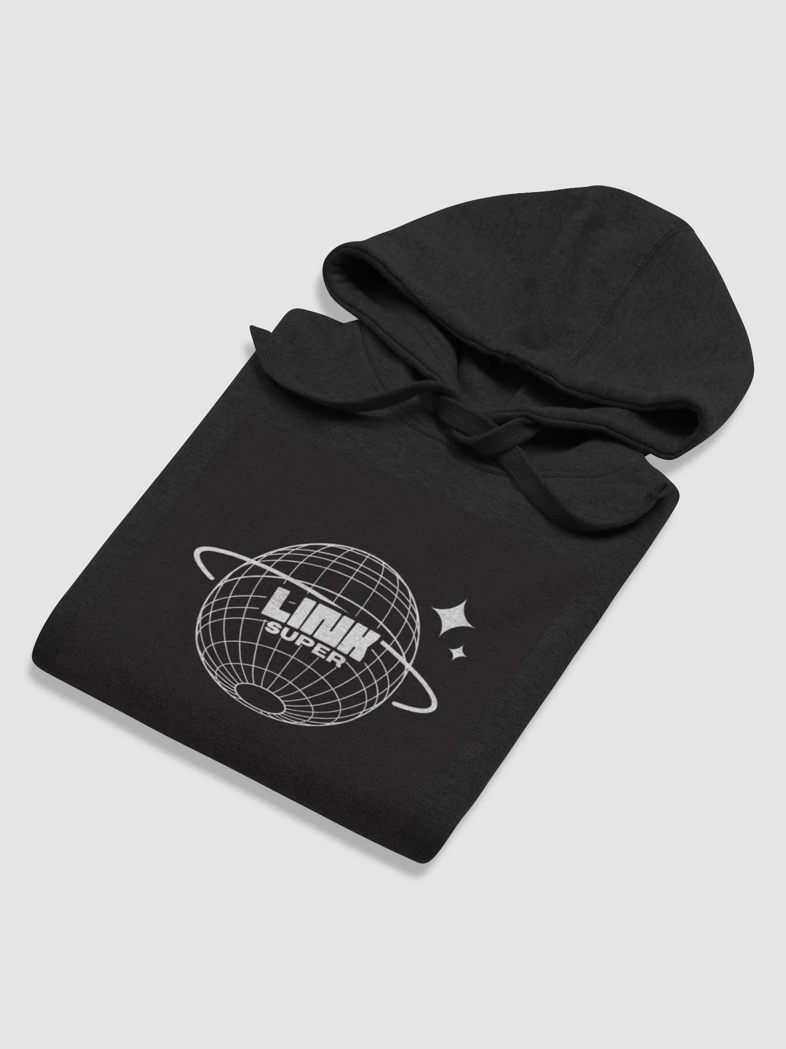 Link super! black hoodie product image (6)