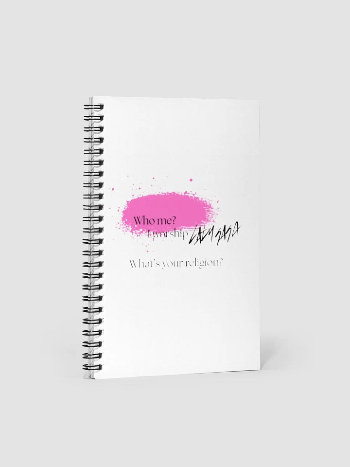 I Worship Lady Gaga Notebad product image (1)
