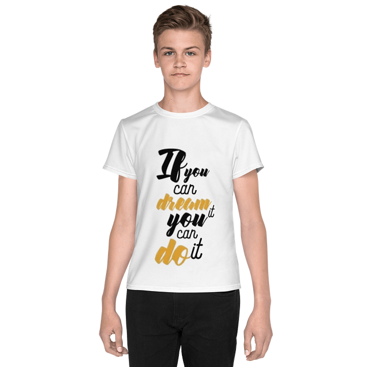 Kids Youth Crew Neck T-Shirt All-Over Print product image (1)