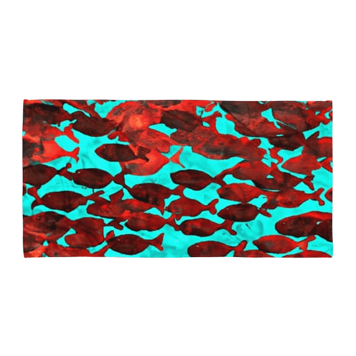 RED FISH Sublimated Towel product image (1)