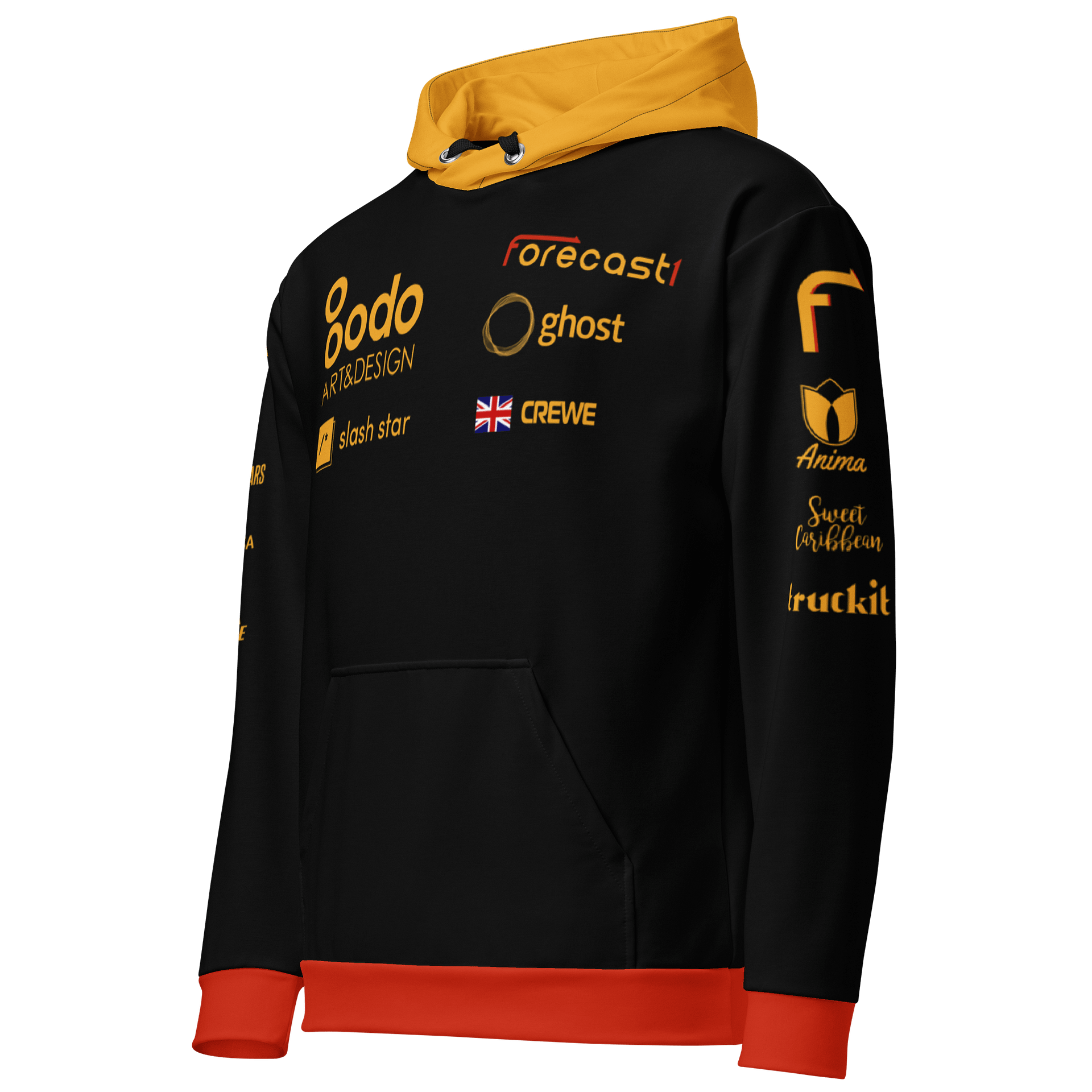 Crewe - Black Hoodie Personalized product image (2)