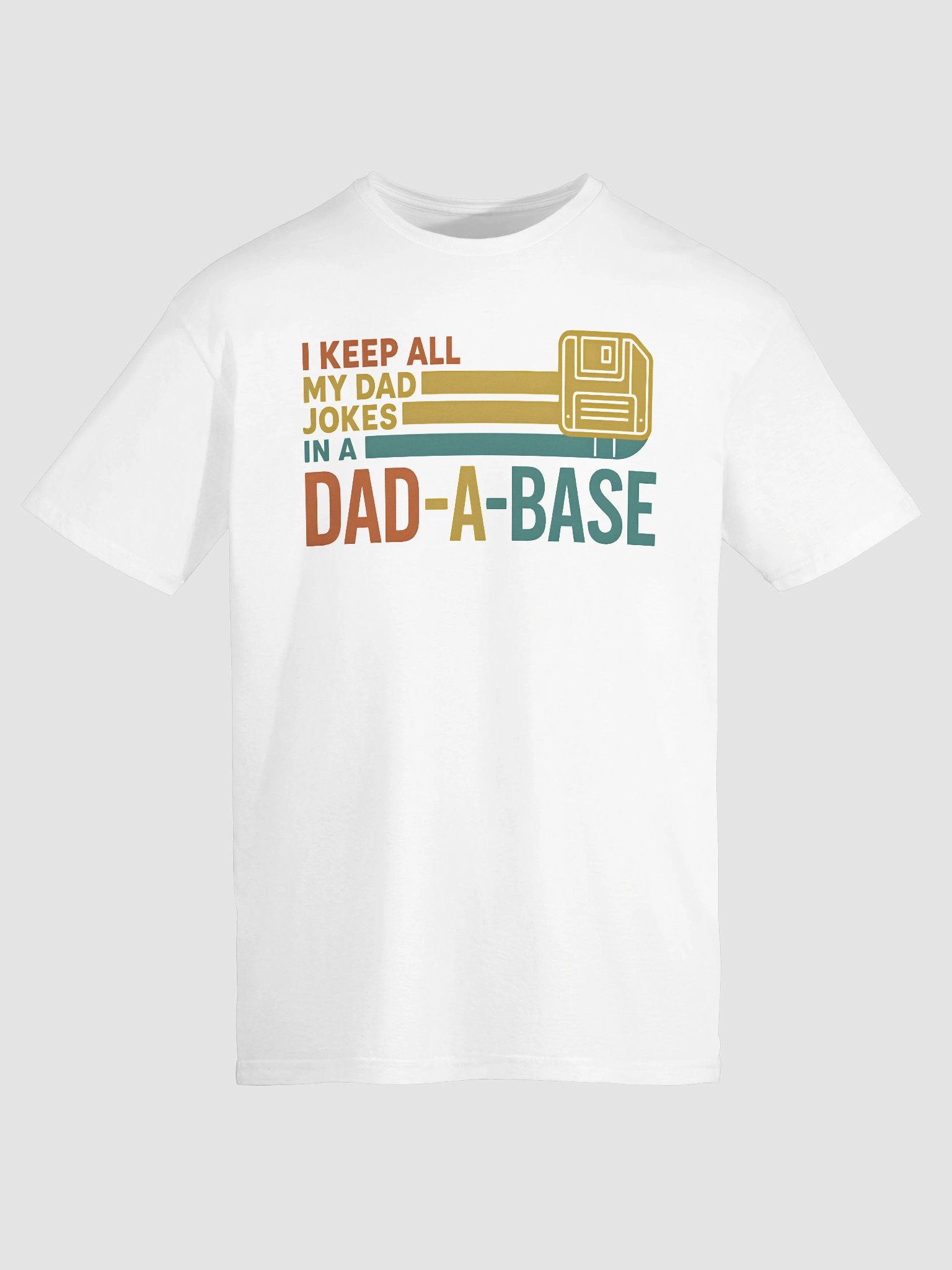 Dad-A-Base T-Shirt | Funny Dad Joke Shirt | Retro Techie Gift for Dads product image (51)