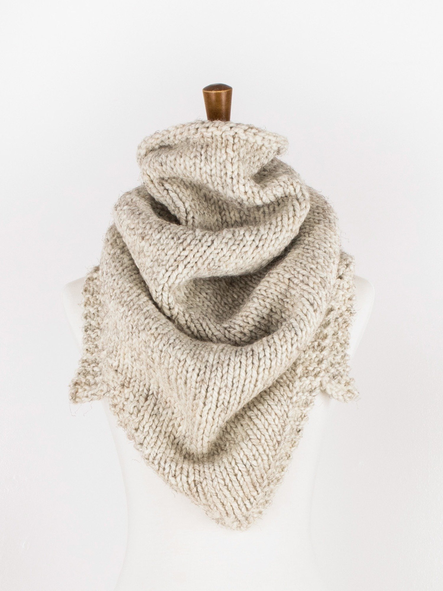 Triangle Scarf Shawl Knitting Pattern - Dandy product image (1)