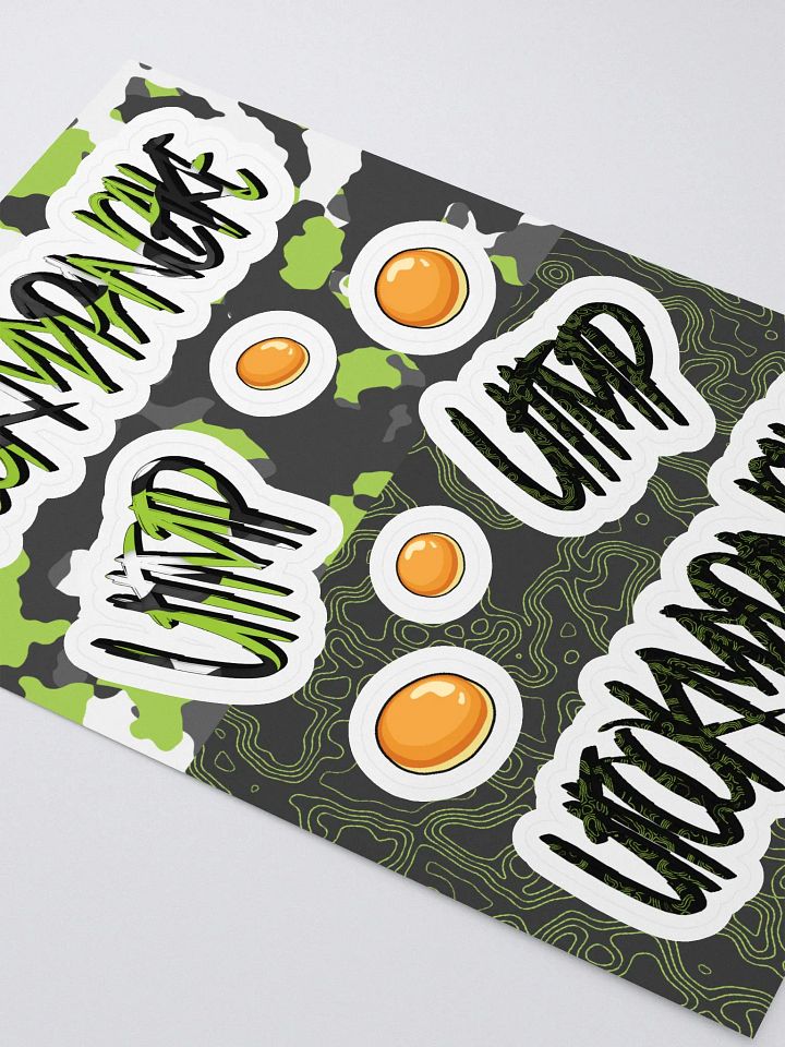 Kiss Cut Sticker Sheet - Duality Camo [Abstract + Tapo] product image (2)