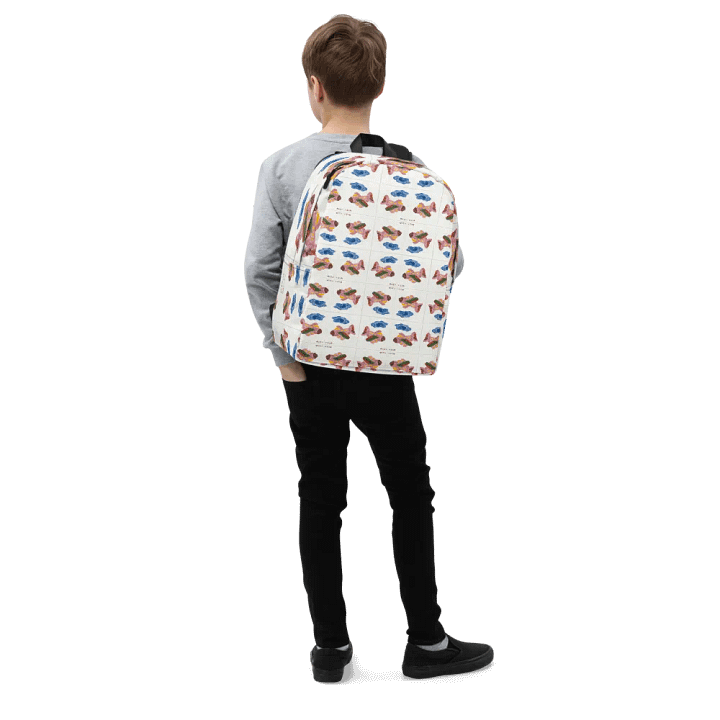 Kid Airplane (All-Over Print Minimalist Backpack) product image (1)