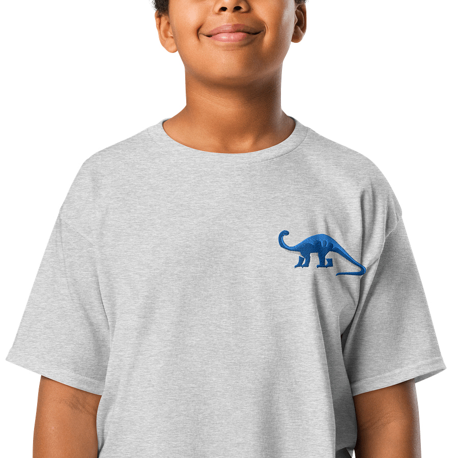 Youth Brontosaurus Embroidered T-Shirt product image (68)