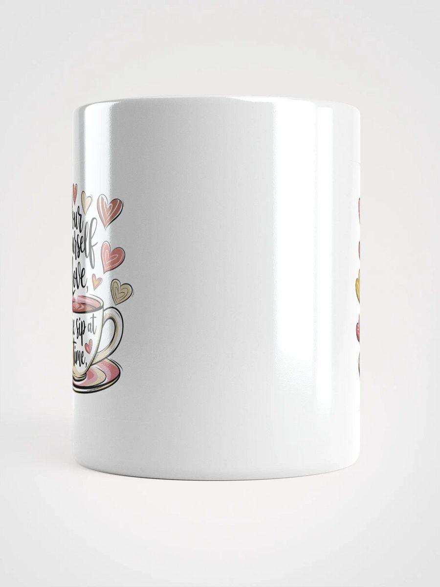 Pour Yourself Love White Glossy Mug product image (5)