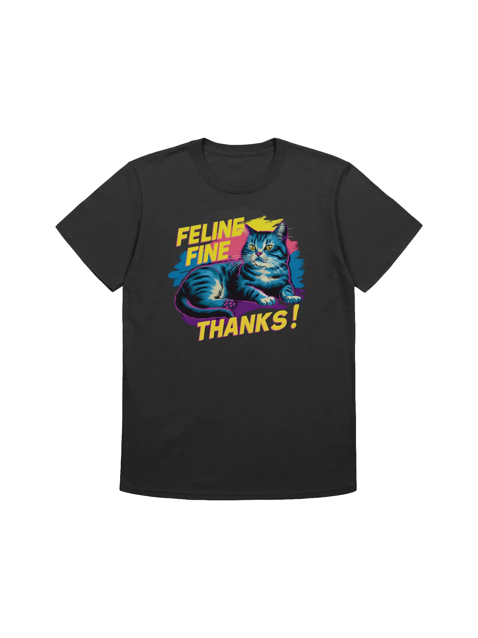 Cat Lover - Feline Fine - A Cat Lover’s Dream Art T-Shirt product image (5)