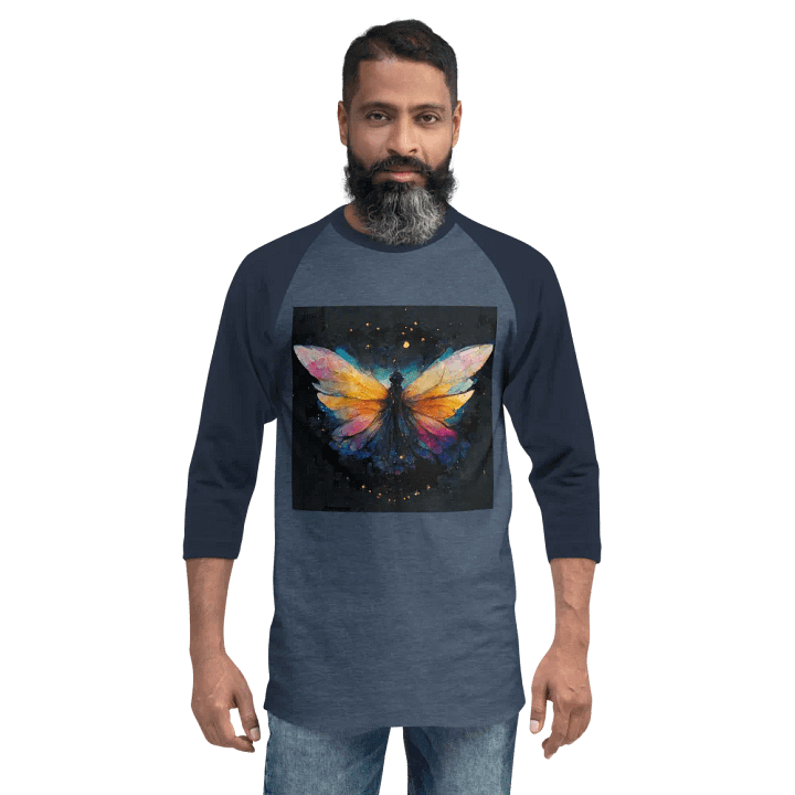 Celestial Butterfly Raglan Tee product image (2)