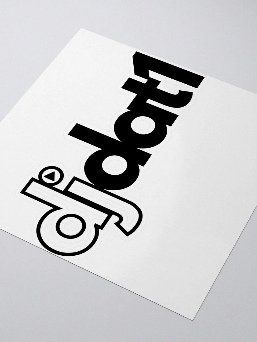[DJDAT1] Vinyl Stickers (black) product image (3)