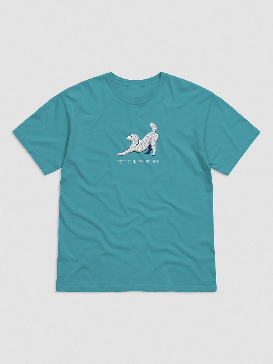 Proof Is in the Poodle T-Shirt(Embroidered) of a Standard Poodle(White) product image (4)